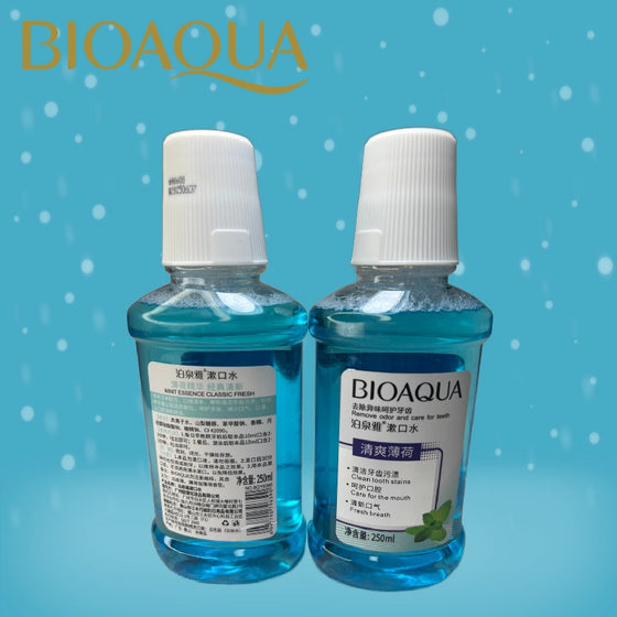 Bioaqua Mouthwash Mint Essence Classic Fresh 250ml