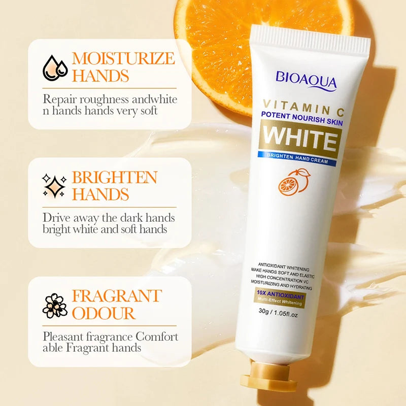 BIOAQUA Vitamin C White Brighten Moisturising Hand Cream 30g
