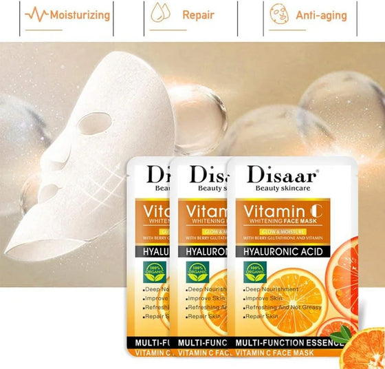 Disaar Vitamin C Whitening Facial Sheet Mask
