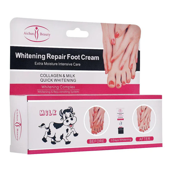 Aichun Beauty Extra Moisture Milk Whitening Repair Foot Cream 100g