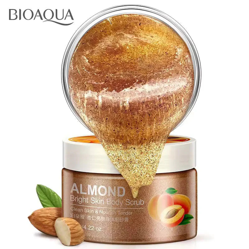Bioaqua Almond Bright Moisturizing Body Scrub 120gm