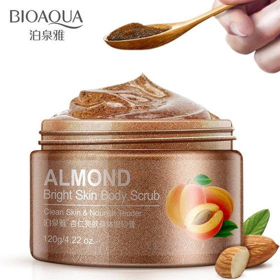 Bioaqua Almond Bright Moisturizing Body Scrub 120gm