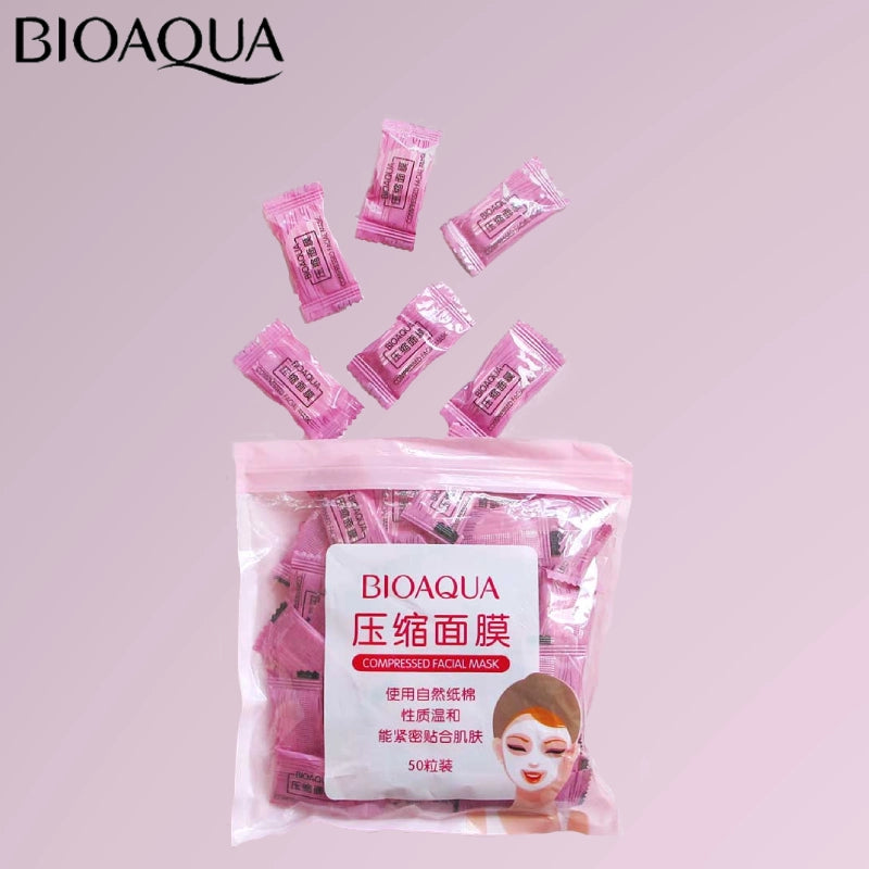 BIOAQUA Compressed Facial Sheet Mask – Coswin.pk