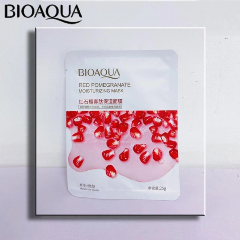 BIOAQUA Red Pomegranate Moisturizing Sheet Mask 25g