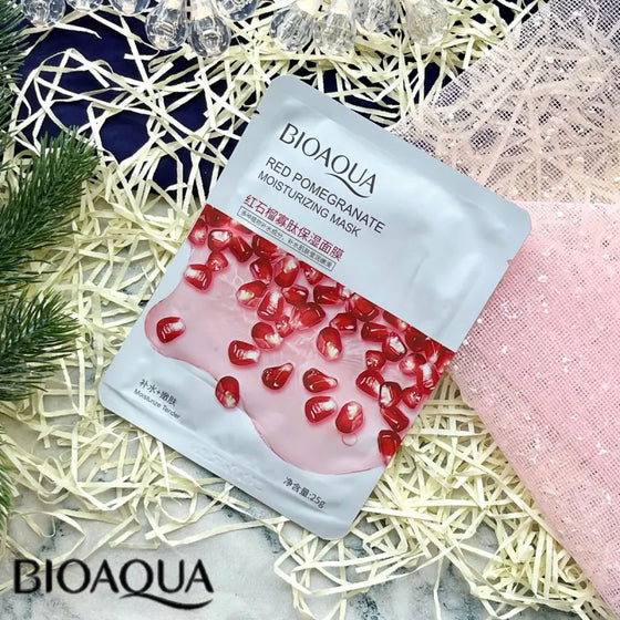 BIOAQUA Red Pomegranate Moisturizing Sheet Mask 25g