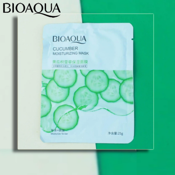 BIOAQUA Cucumber Moisturizing Sheet Mask 25g
