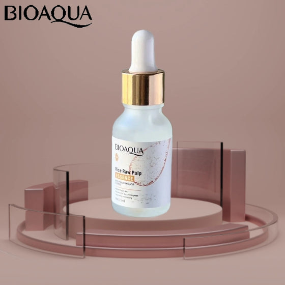 BIOAQUA Rice Raw Pulp Essence Hyaluronic Acid Serum 15ml