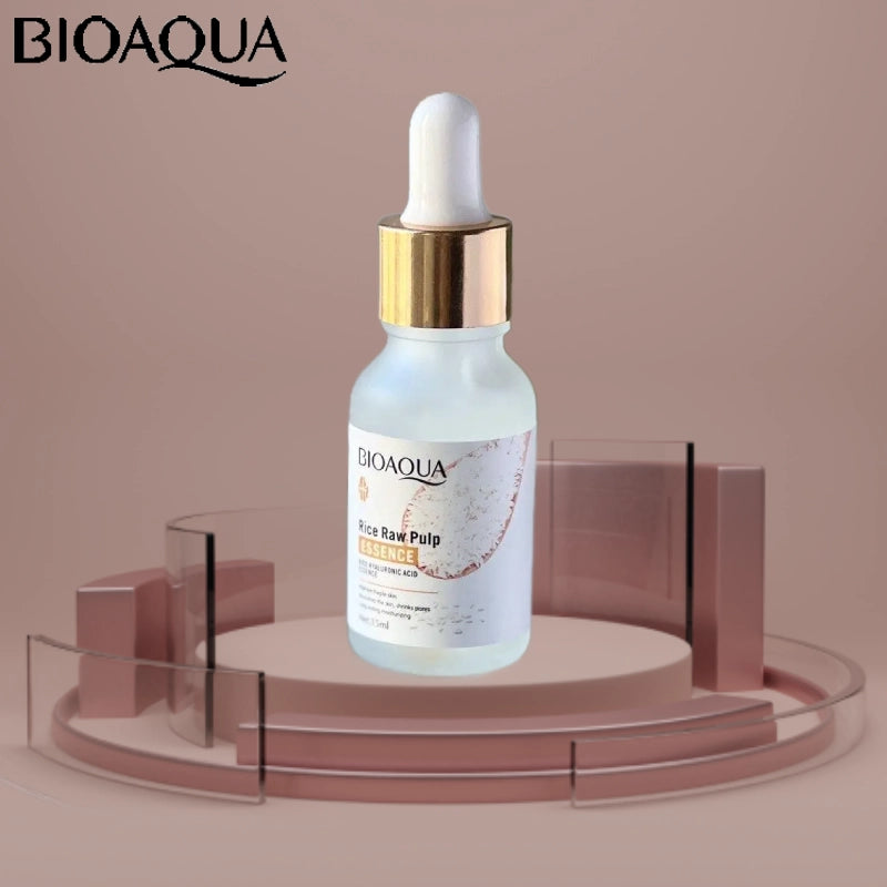 BIOAQUA Rice Raw Pulp Essence Hyaluronic Acid Serum 15ml
