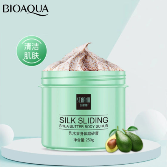Senana Silk Sliding Shea Butter Body Scrub 250g