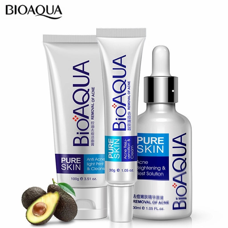 BIOAQUA Skin Care Acne Removal & Brightening Kit