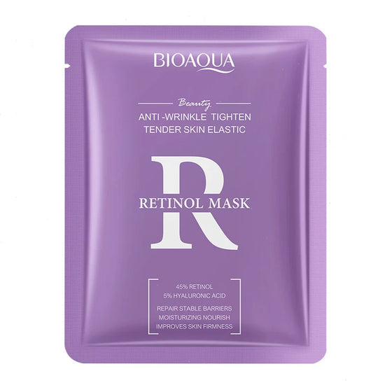 BIOAQUA Retinol Anti-Wrinkle Tighten Tender Facial Sheet Mask