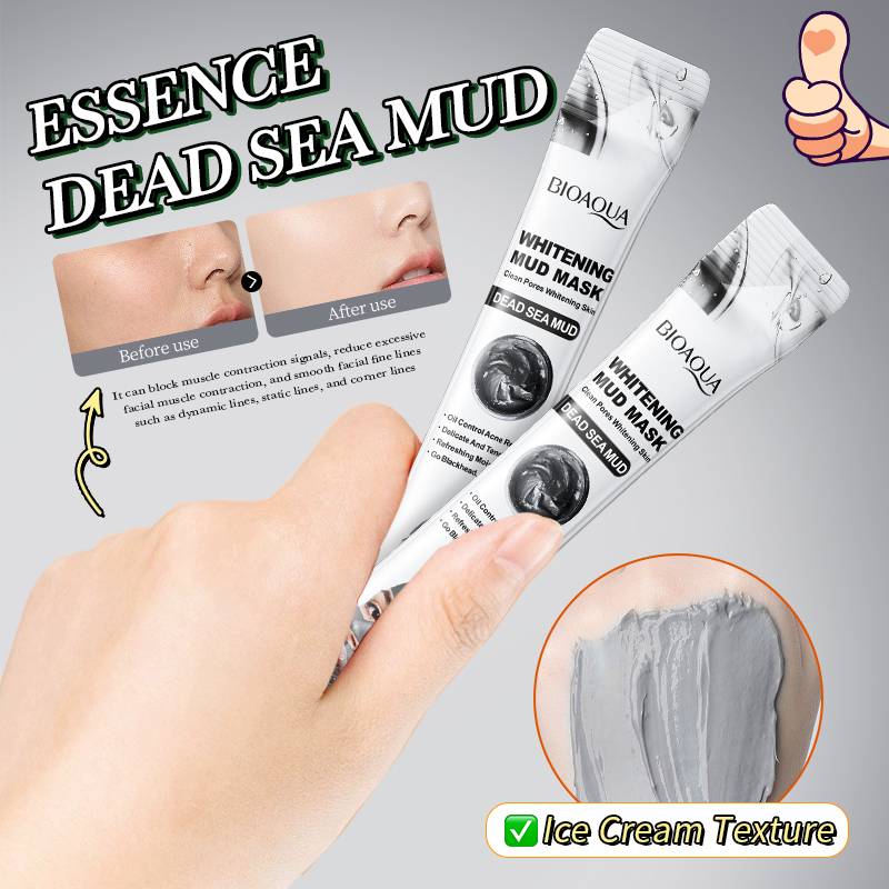 Bioaqua Dead Sea Mud Whitening Mud Mask 8g*10 Pcs