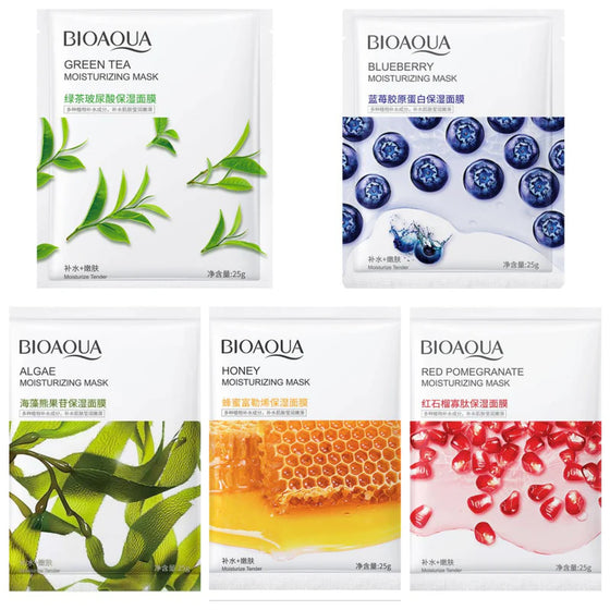 BIOAQUA Pack of 5 Moisturizing Face Mask Sheet