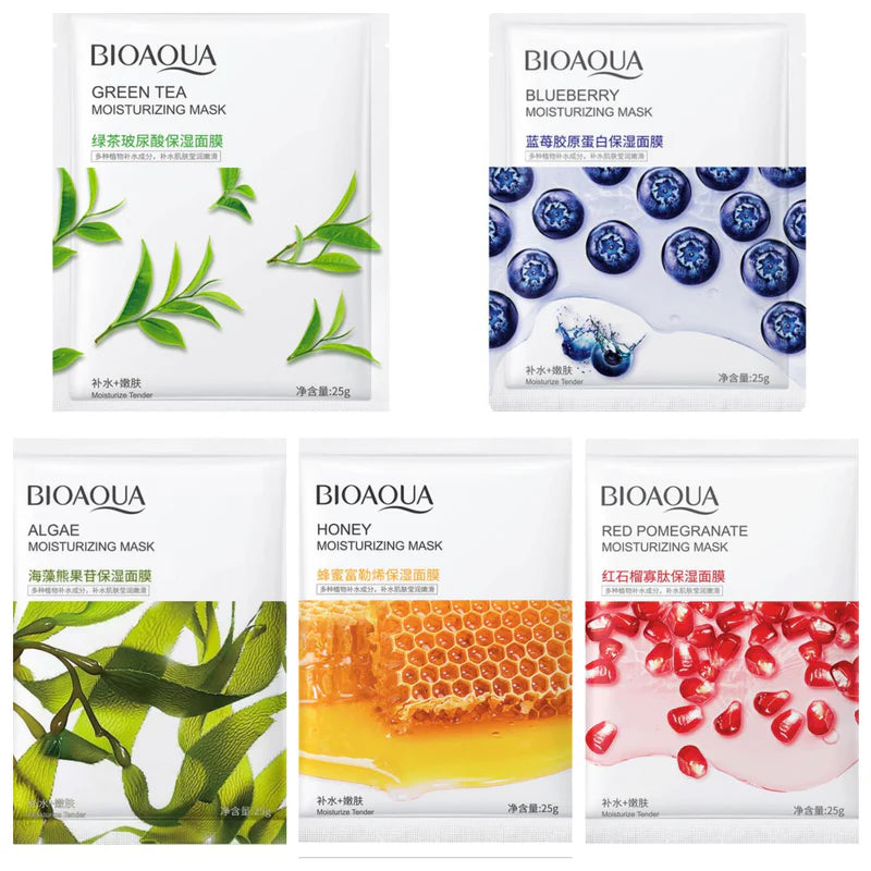 BIOAQUA Pack of 5 Moisturizing Face Mask Sheet