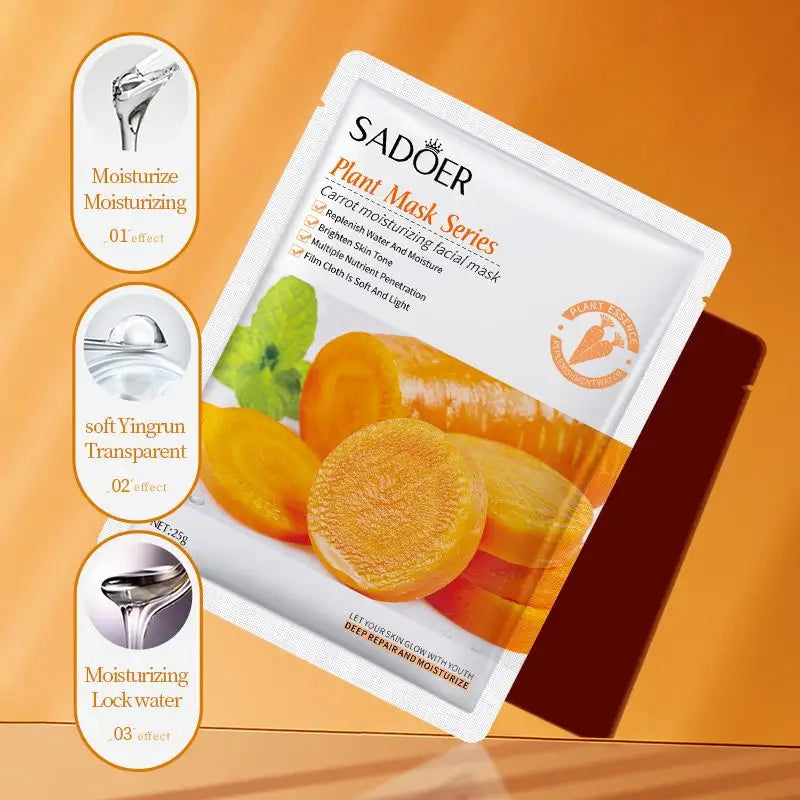 SADOER Carrot Moisturizing Face Sheet Mask