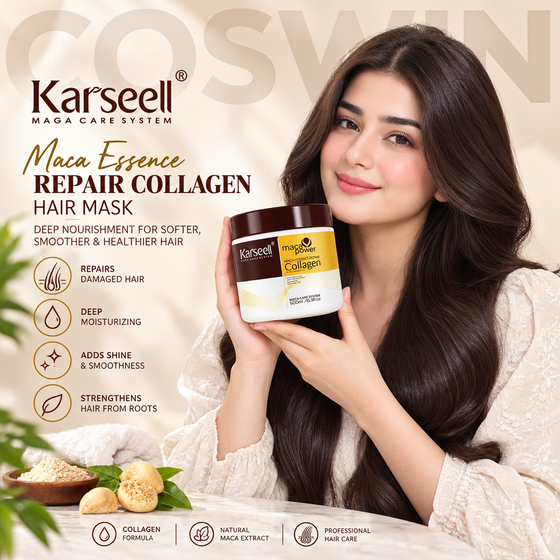 Karseell Maca Power Collagen Hair Mask – Deep-Repair Conditioning Treatment