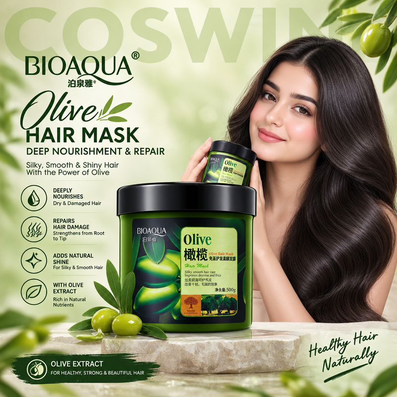 Bioaqua Olive Hair Keratin Mask