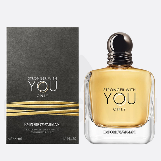 EMPORIO ARMANI STRONGER WITH YOU ONLY  EDT 100ML Eau de Toilette Men Fragrance