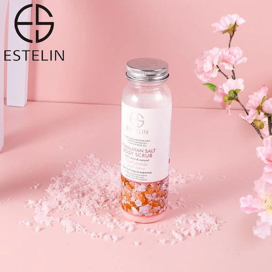 Natural Skin Care ESTELIN Moisturizing Body Scrub Exfoliating Salt - Himalayan Salt