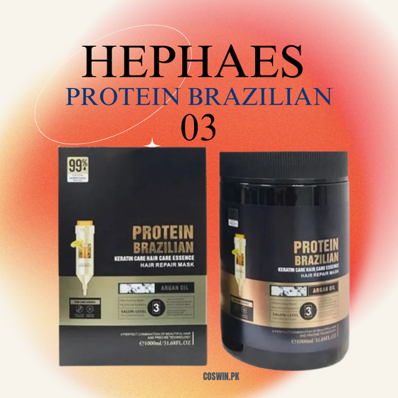 Hephaes Protein Brazilian Keratin Hair Hair Repair Mask With Argan Oil
