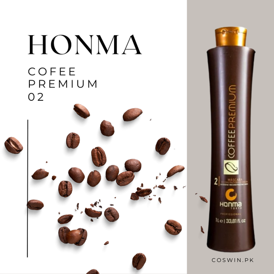 Honma Tokyo Keratin Straightening Coffee Premium Step 2 Treatment Parlour Salon
