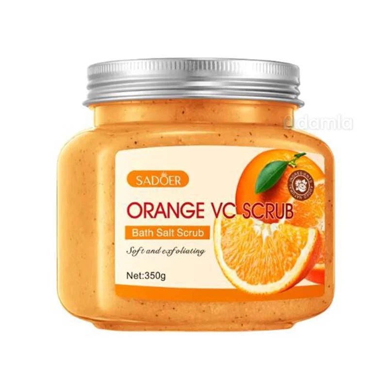 Sadoer Orange VC Scrub Soft And Exfoliating Bath Salt Scrub