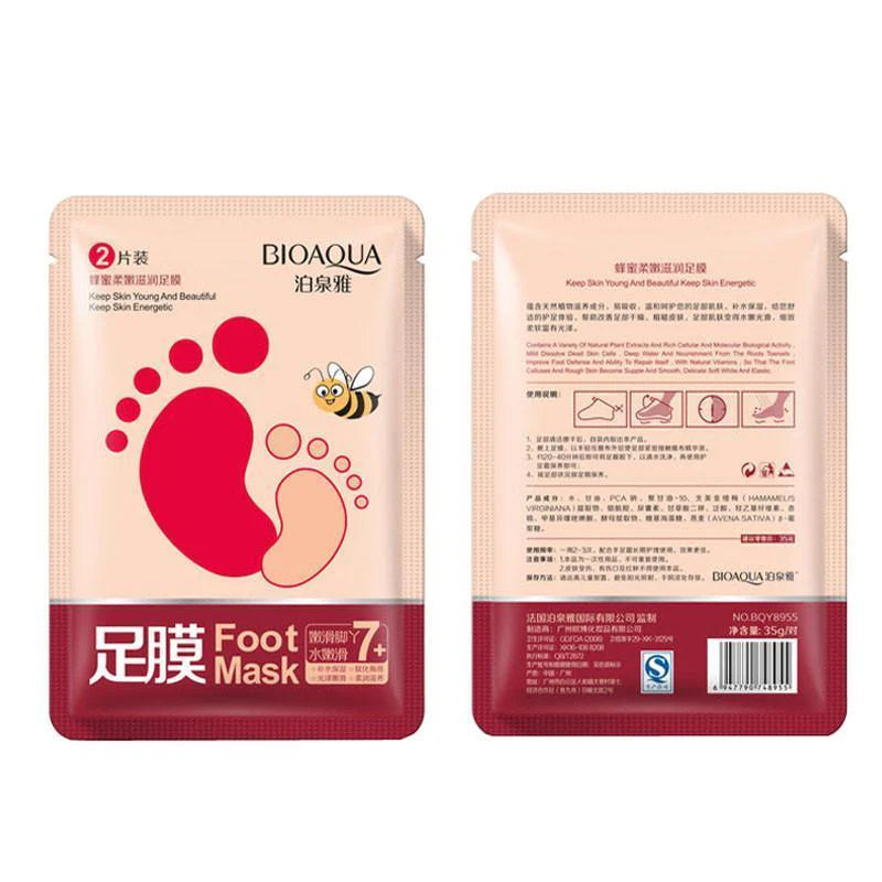 BIOAQUA Honey Soft and Moisturizing Foot Mask (Pair)