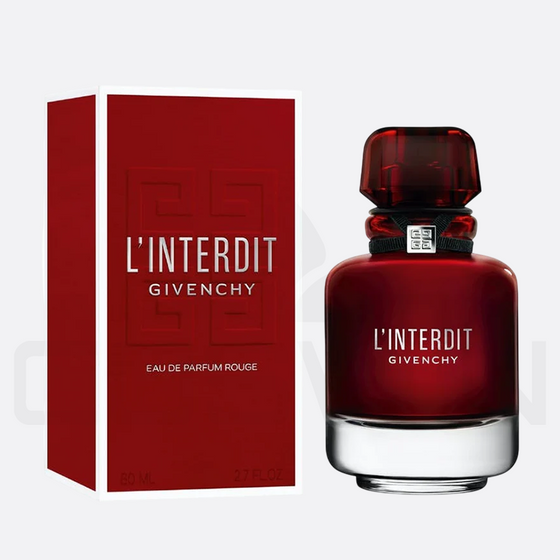 GIVENCHY L INTERDIT ROUGE FOR MEN EDP 80ML Eau de Toilette Men Fragrance