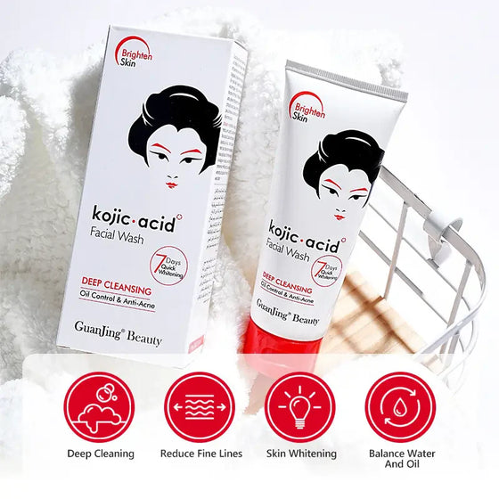 GUANJING Kojic Acid Deep Cleaning Facial Wash 100g