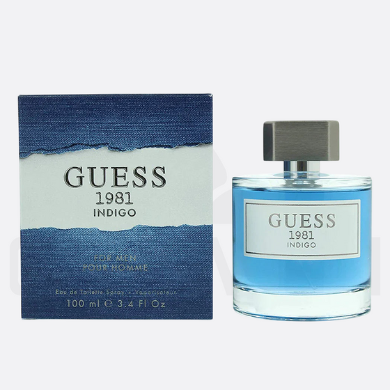GUESS 1981 INDIGO EDT 100 ML Eau de Toilette Men Fragrance