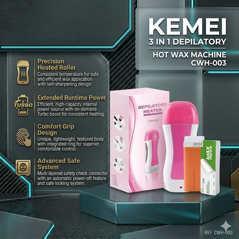 Depilatory Hot Wax Machine 3 In 1