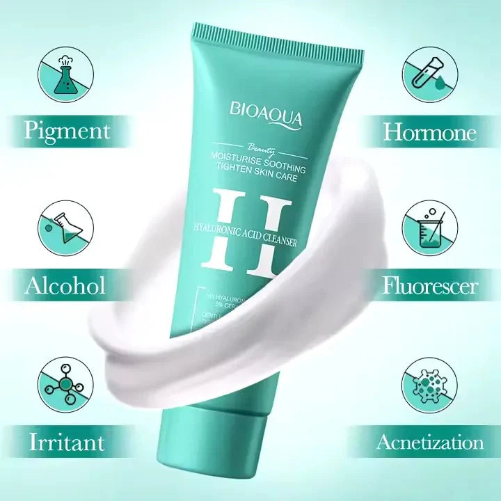 BIOAQUA Hyaluronic Acid Moisturizing Facial Cleanser 100g