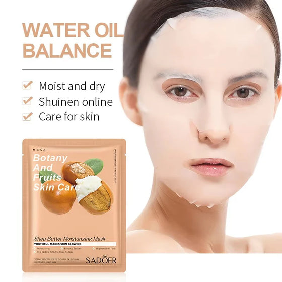 Sadoer Botany And Fruits Shea Butter Moisturizing Face Sheet Mask