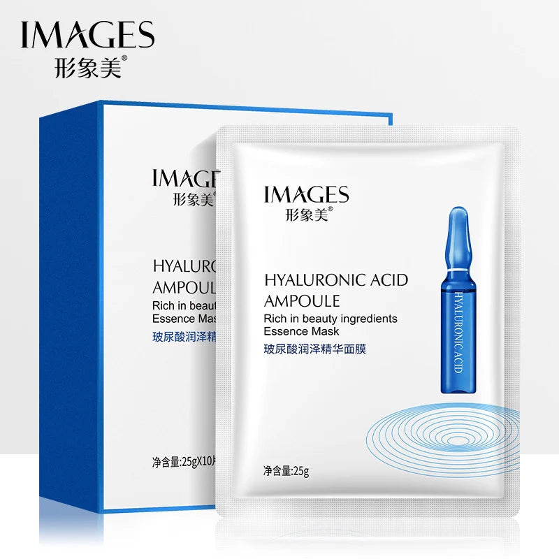 IMAGES Hyaluronic Acid Ampoule Moisturizing Face Sheet Mask
