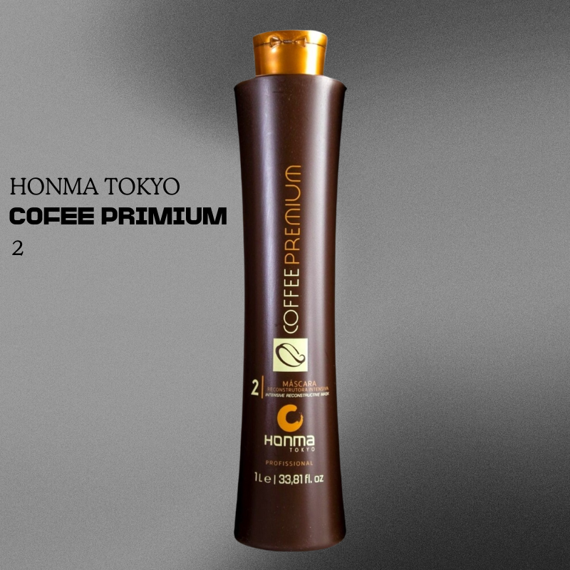 Honma Tokyo Keratin Straightening Coffee Premium Step 2 Treatment Parlour Salon 1000ml