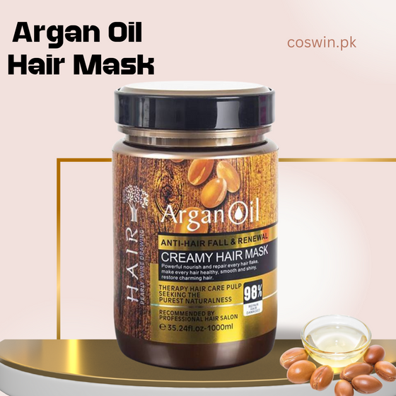 Argan Oil Anti Hair Fall & Renewal Creamy Hair Mask 500ml