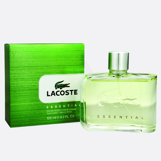 LACOSTE ESSENTIAL EDT GREEN 125ml Eau de Toilette Men Fragrance
