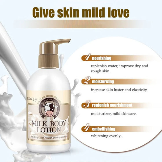 Bioaqua Milk Whitening Moisturizing Body Lotion 250ml