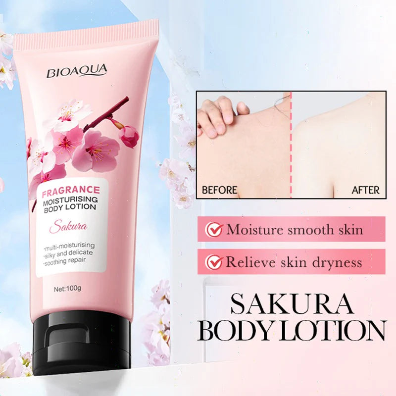 BIOAQUA Sakura Fragrance Moisturizing Body Lotion 100g