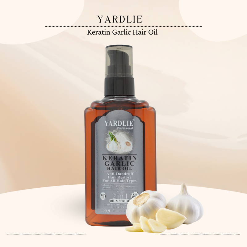 Yardlie Professional Keratin Garlic Hair Oil 120ml