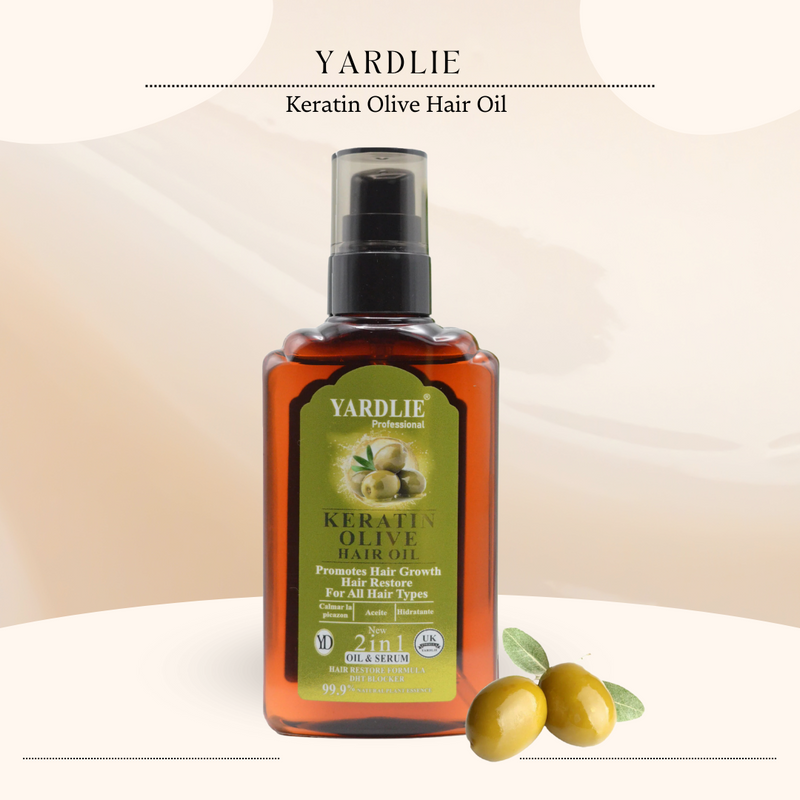 Yardlie Professional Keratin Olive Hair Oil 120ml