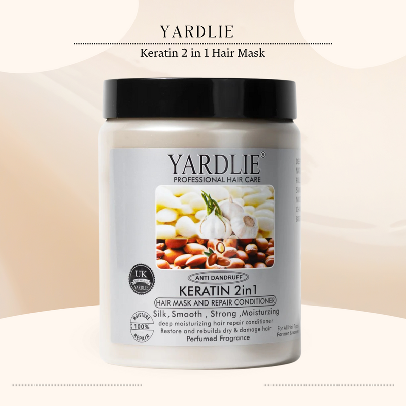 Yardlie Garlic & Argan Oil 2 in 1 Hair Mask 500g
