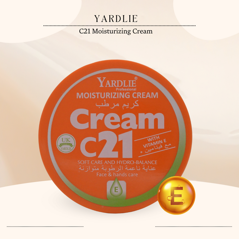 Yardlie C21 Moisturizing Cream With Vitamin E 200g