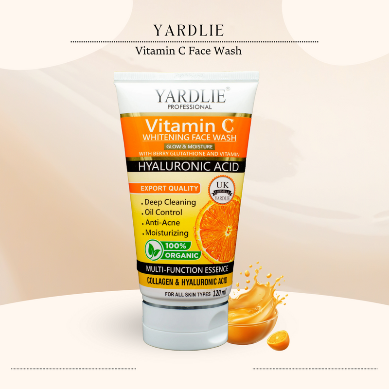 Yardlie Vitamin C Hyaluronic Acid Face Wash 120ml