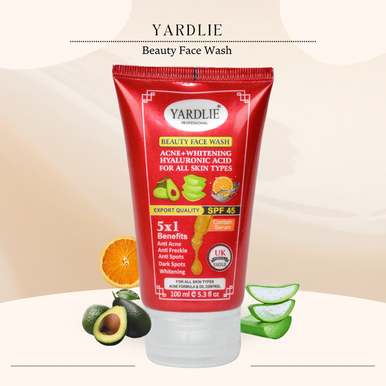 Yardlie Professional Beauty Face Wash + SunBlock SPF45