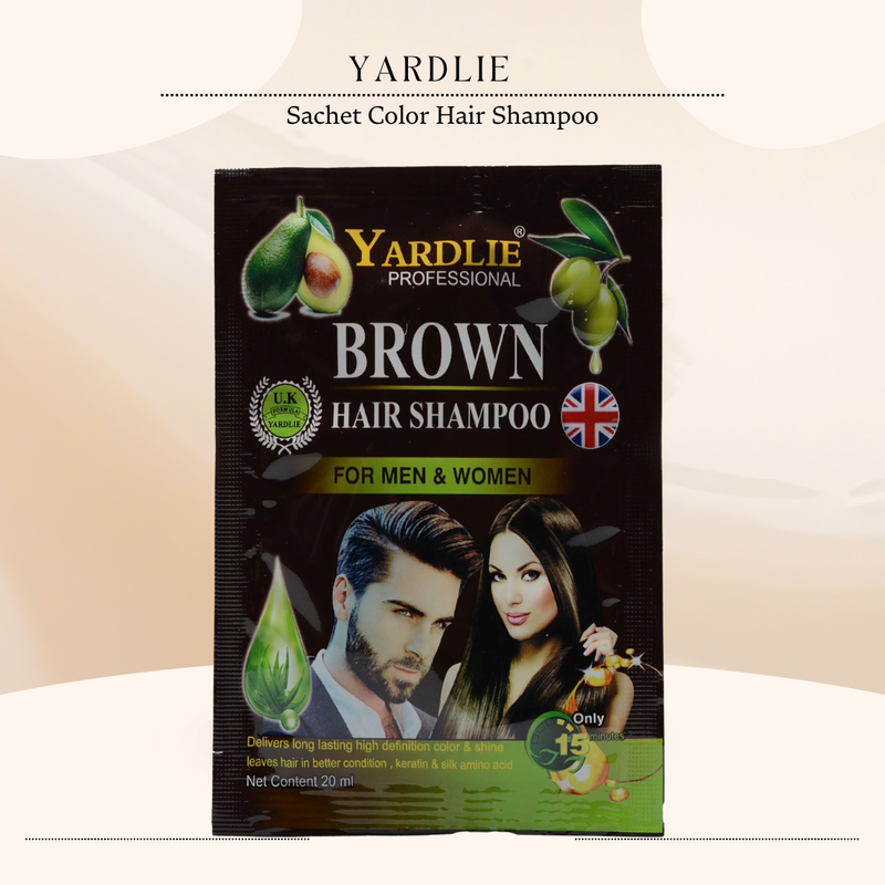 Yardlie Sachet Hair Color Shampoo 20ml