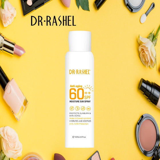 DR RASHEL Anti-Aging And Moisture Sun Spray SPF 60   150ml Sunscreen Spray