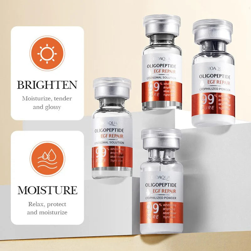 BIOAQUA OLIGOPEPTIDE EGF REPAIR Lyophilized Anti Wrinkle Powder Set ...