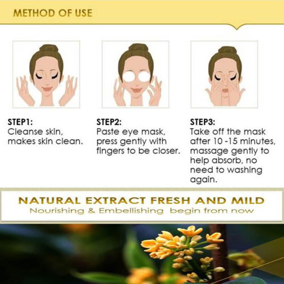 BIOAQUA - Golden Osmanthus Eye Mask for Dark Circles