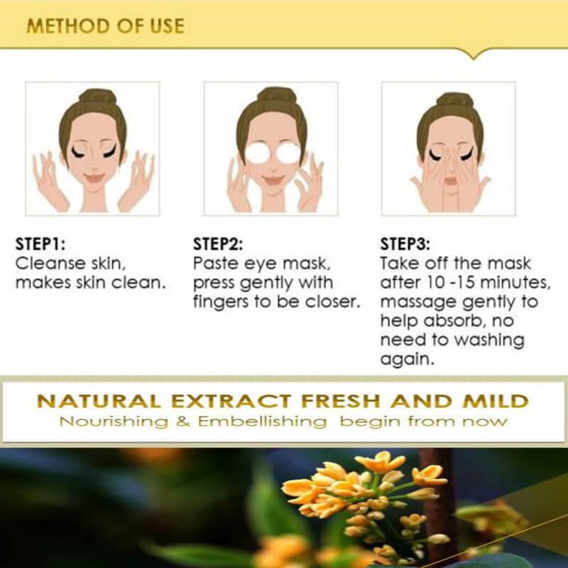 BIOAQUA - Golden Osmanthus Eye Mask for Dark Circles